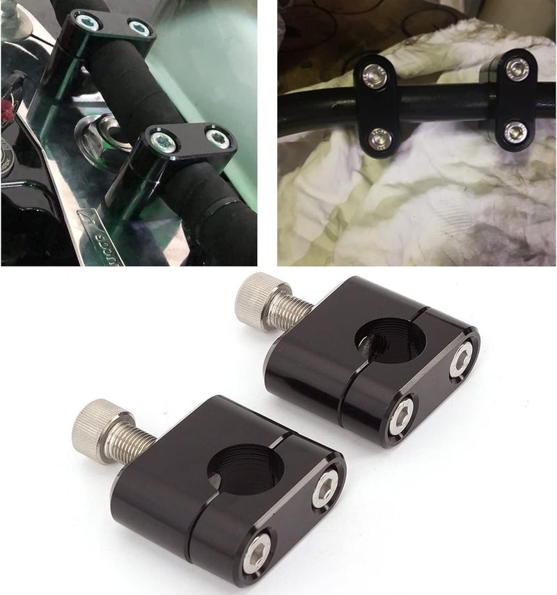 HYEPIVOT 7/8" 22mm Standard HandleBar Handle Fat Bar Riser Mount Clamp Adaptor Universal Motorcycle Pit Dirt Bike Racing ATV CNC - Image 1